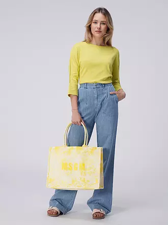 MSGM | Bolso - Tote Bag DONNA | gelb